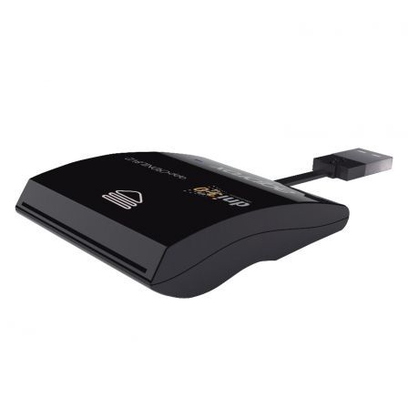 APPROX Lector de tarjetas inteligentes y DNI electrónico USB 2.0 Negro